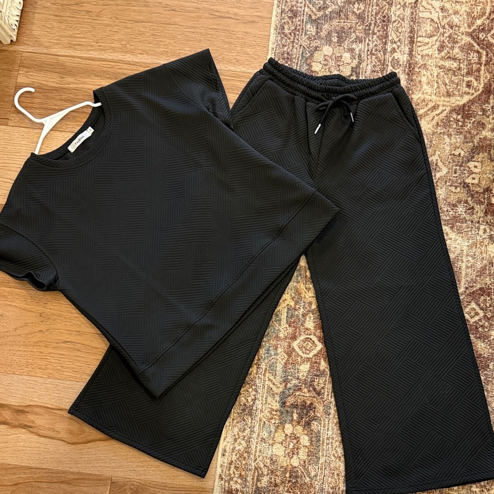 Black quilt texture Set